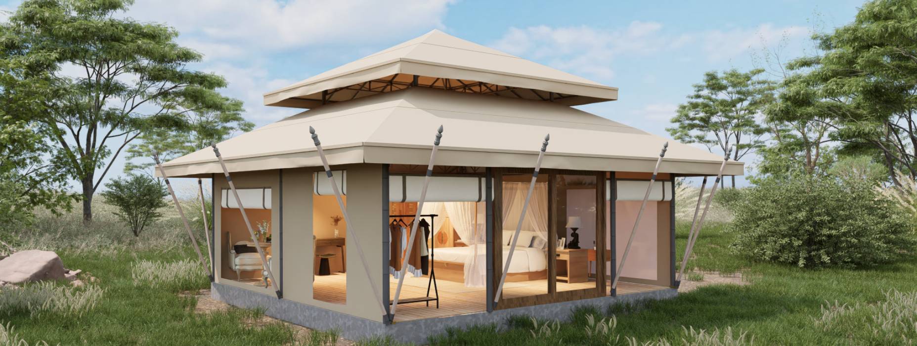 黑龙江户外野奢帐篷